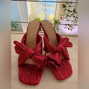 Loeffler Randall Women's Pink Bow Heels BNWT